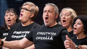 The performers of Streetwise Opera 