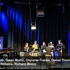 Rehearsal for 'as live' broadcast in BBC Radio Theatre, Photo: BBC/Amanda Benson